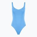 Dámske jednodielne plavky Nike Essential V-Neck university blue
