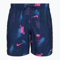 Pánske plavkové šortky Nike Multi Print 7" Volley midnight navy