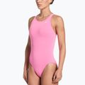 Dámske jednodielne plavky Nike Hydrastrong Solid pink glow