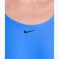 Dámske jednodielne plavky Nike Logo Tape Fastback blue crystal 4