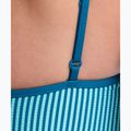 Dámske jednodielne plavky Nike Ocean Bound Ripple Texture Square Neck bleached turquoise 4