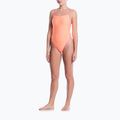 Dámske jednodielne plavky Nike Ocean Bound Ripple Texture Square Neck pink glow 2