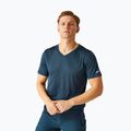 Pánske trekingové tričko REGATTA Fingal V-Neck moonlight denim
