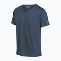 Pánske trekingové tričko REGATTA Fingal V-Neck moonlight denim 7