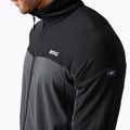 Pánska mikina REGATT Highton Full Zip Midlayer ash/black 4