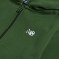 Detská mikina New Balance Brush Back Small Logo Full Zip Hoodie dark alpine green 3