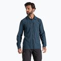 Pánske trekkingové tričko Craghoppers NosiLife Long Sleeved Pro Shirt V blue stone