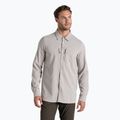 Craghoppers pánske tričko NosiLife Long Sleeved Pro Shirt V pergamen