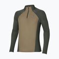 Pánske bežecké tričko longsleeve Mizuno Active Dryaeroflow Hybrid Long Sleeve Top Forest Night
