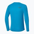 Pánske bežecké tričko longsleeve Mizuno Active Dryaeroflow blue jewel 2