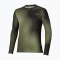 Pánske bežecké tričko longsleeve Mizuno Core Graphic Long Sleeve Tee Forest Night