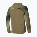 Pánska bežecká bunda Mizuno Active Alpha Hooded Jacket martini olive 2