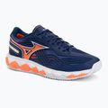 Pánske tenisové topánky Mizuno Wave Enforce Tour 2 CC beacon blue/white/lava orange