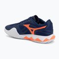 Pánske tenisové topánky Mizuno Wave Enforce Tour 2 CC beacon blue/white/lava orange 3