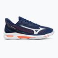 Pánske tenisové topánky Mizuno Wave Exceed Tour 7 CC beacon blue/white/lava orange 2