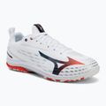 Pánske tenisové topánky Mizuno Wave Drive Neo 4 white/insignia blue/orange