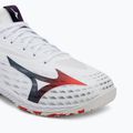 Pánske tenisové topánky Mizuno Wave Drive Neo 4 white/insignia blue/orange 7