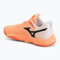 Volejbalové topánky Mizuno Wave Momentum Elite flamingo coral/lava orange/white 3