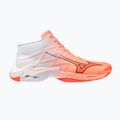Volejbalové topánky Mizuno Wave Lightning Elite Mid Flamingo Coral/Lava Orange/White