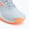 Dámske volejbalové topánky Mizuno Wave Momentum Elite blue finch/white/lava orange 7