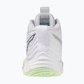 Dámske volejbalové topánky Mizuno Wave Momentum Elite Mid white/balsam green/ambrosia 3