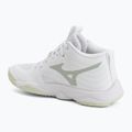 Dámske volejbalové topánky Mizuno Wave Momentum Elite Mid white/balsam green/ambrosia 3