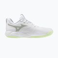 Dámske volejbalové topánky Mizuno Wave Momentum Pro white/aqua gray/ambrosia 2