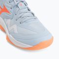 Dámske volejbalové topánky Mizuno Wave Momentum Pro Mid blue finch/lava orange/flamingo coral 7