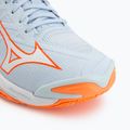 Dámske volejbalové topánky Mizuno Wave Lightning Elite blue finch/white/lava orange 7