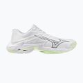 Dámske volejbalové topánky Mizuno Wave Lightning Elite white/balsam green/ambrosia
