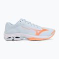 Dámske volejbalové topánky Mizuno Wave Lightning Pro blue finch/lava orange/flamingo coral 2