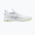 Dámske hádzanárske topánky Mizuno Wave Mirage 5 white/balsam green 2