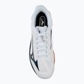 Pánske tenisové topánky Mizuno Wave Exceed Court AC white/insignia blue/orange 5