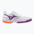 Dámske tenisové topánky Mizuno Wave Exceed Court AC white/dahlia/lava orange 2