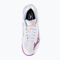 Dámske tenisové topánky Mizuno Wave Exceed Court AC white/dahlia/lava orange 5