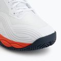 Pánske tenisové topánky Mizuno Wave Enforce Court 2 AC white/insignia blue/orange 7