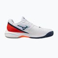 Pánske tenisové topánky Mizuno Neo Ace AC white/insignia blue/orange 2