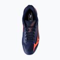Pánske tenisové topánky Mizuno Wave Exceed Court CC beacon blue/lava orange/white 5