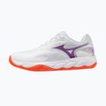 Dámske tenisové topánky Mizuno Wave Enforce Court 2 CC white/dahlia/sunstone