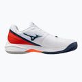 Pánske tenisové topánky Mizuno Neo Ace CC white/insignia blue/orange 2