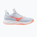 Dámske volejbalové topánky Mizuno Wave Luminous Elite blue finch/lava orange/flamingo coral