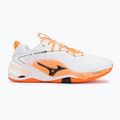 Hádzanárske topánky Mizuno Wave Stealth Neo 2.1 white/black/flamingo coral 2
