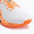 Hádzanárske topánky Mizuno Wave Stealth Neo 2.1 white/black/flamingo coral 7