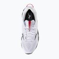 Pánske bežecké topánky Mizuno Wave Rider 30 Disclosure white/black/high risk red 5