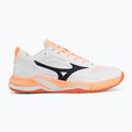 Hádzanárske topánky Mizuno Wave Stealth Pro white/black/flamingo coral 2