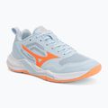 Dámske hádzanárske topánky Mizuno Wave Stealth Pro blue finch/lava orange