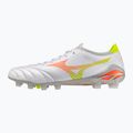 Kopačky  Mizuno Morelia Neo V β Pro FG white/lava orange/evening primrose
