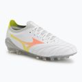Kopačky  Mizuno Morelia Neo V β Pro AG white/lava orange/evening primrose