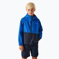 Detská bunda do dažďa Regatta Hanleigh II olympian blue/navy/tangerine tango