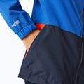 Detská bunda do dažďa Regatta Hanleigh II olympian blue/navy/tangerine tango 7
